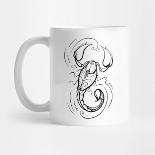 Scorpion, Scorpio zodiac sign Mug